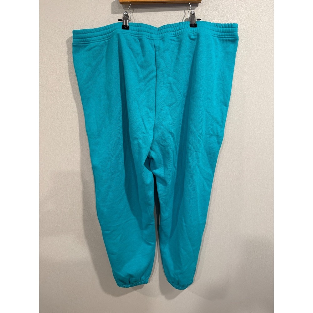 The North Face Sweatpants Mens 3XL‎ Cyan Blue Half Dome Warm Soft Elastic Waist